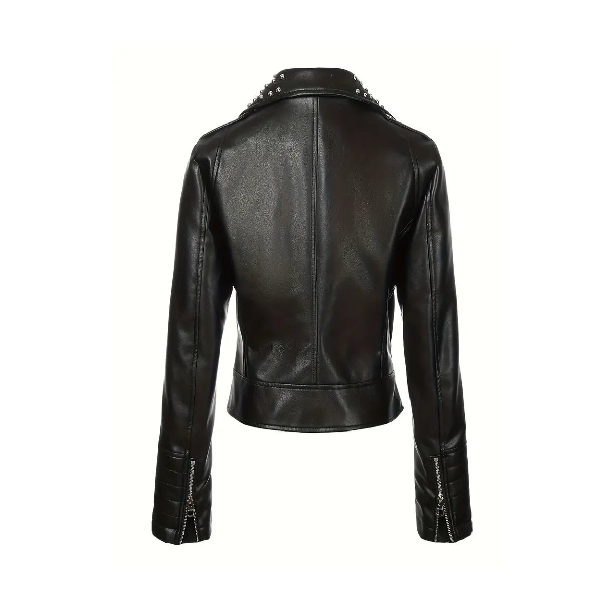 ROCK-HUS Biker-Style Jacke Damen mit Nietenkragen