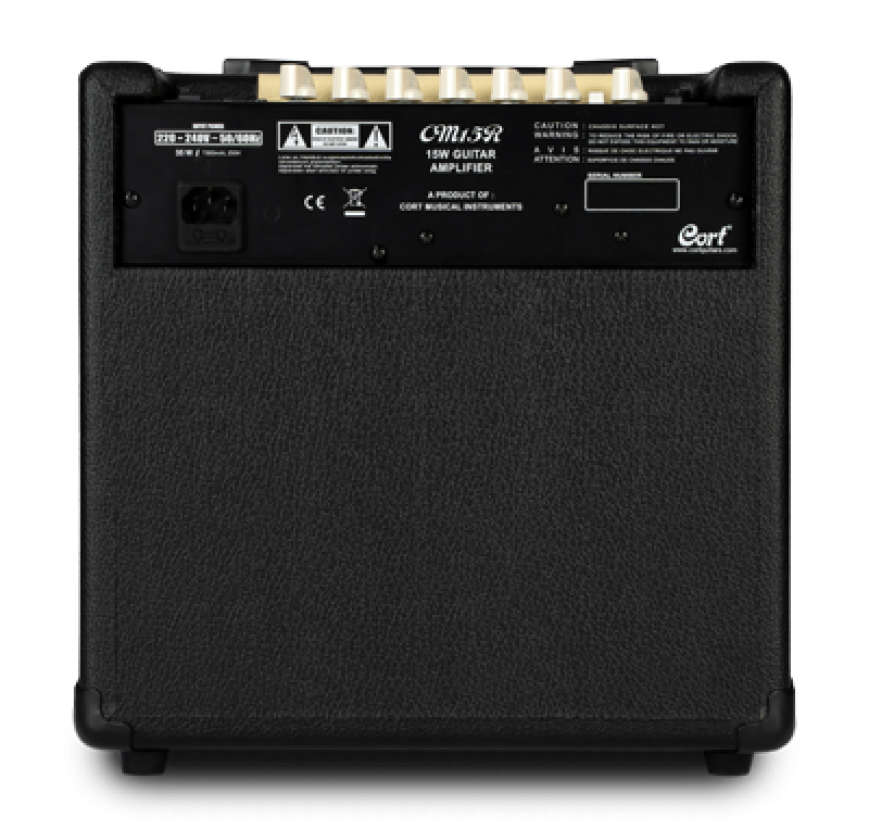 CORT E-Gitarrencombo, CM15R, schwarz, 15 Watt