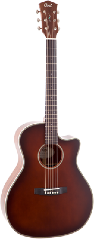 Preview: CORT Westerngitarre, Essence GA4, Brown Top Semi Gloss, Preamp