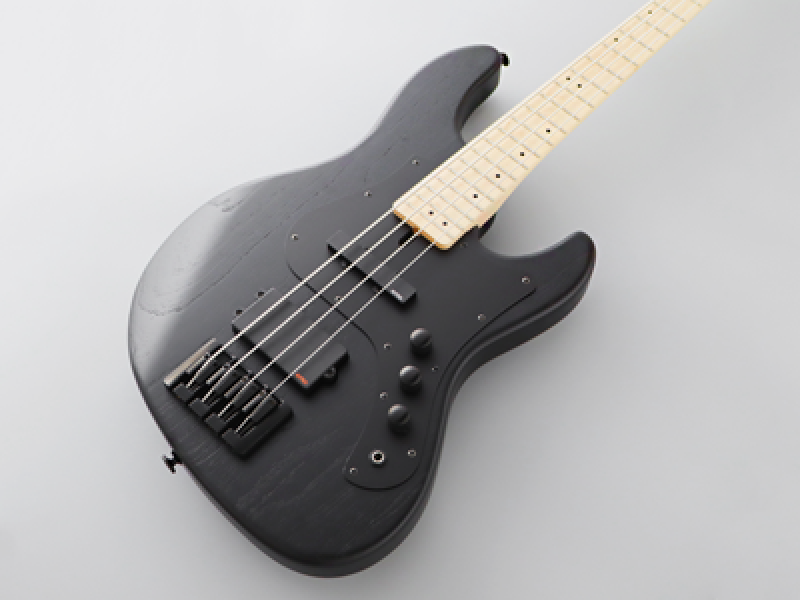 Preview: FGN Bassgitarre, J-Standard Mighty Jazz Dark Evo, Open Pore Black, Sof