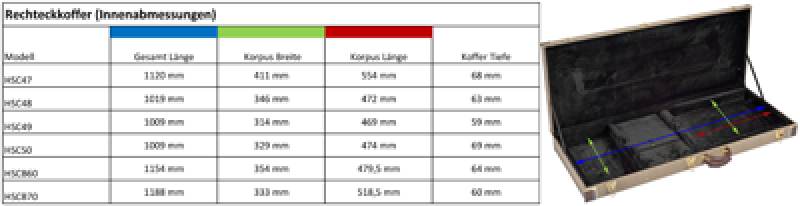 HAGSTROM Koffer, Rechteck, für Super Swede Bass