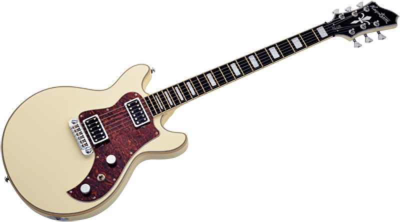 Preview: HAGSTROM E-Gitarre, Megin, Creme