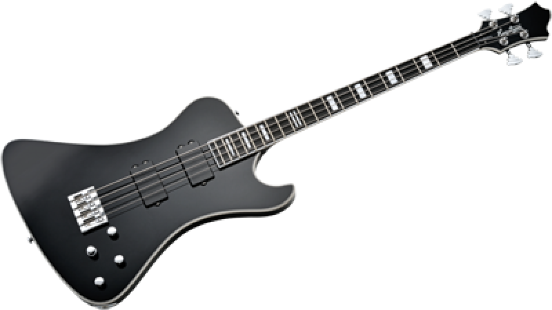 Preview: HAGSTROM E-Bass, Nekromant 4, Black Gloss