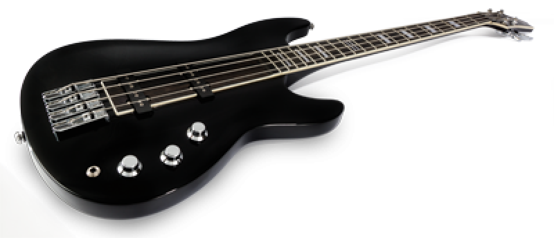 HAGSTROM Bassgitarre, Super Swede, Black Gloss
