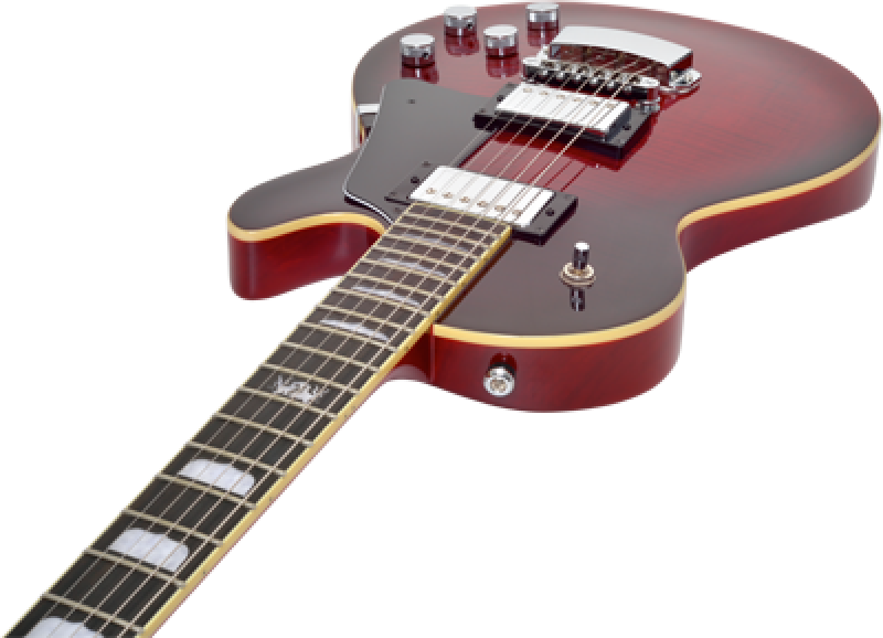 Preview: HAGSTROM E-Gitarre, Super Swede, Crimson Flame