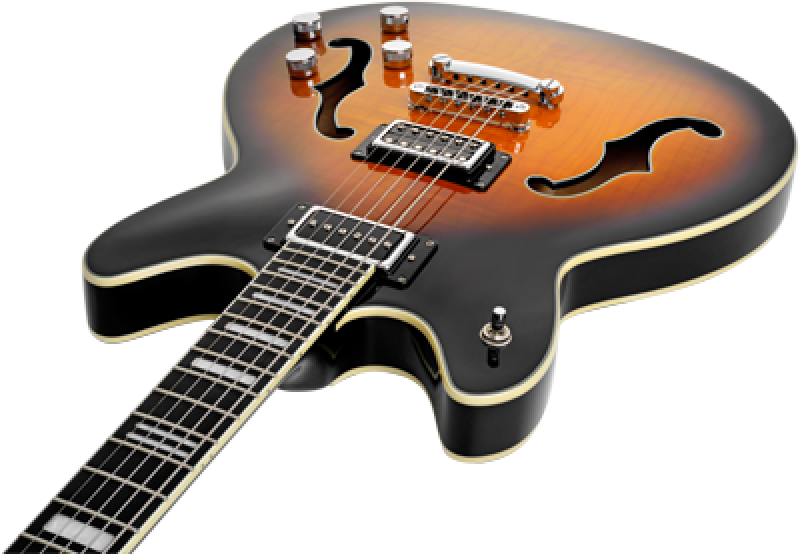 Preview: HAGSTROM E-Gitarre, Viking Baritone DLX, Tobacco Sunburst
