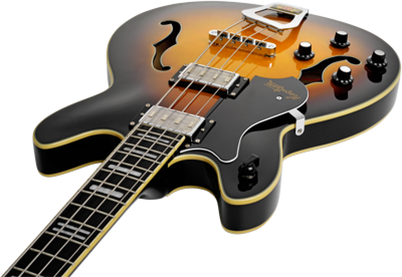 Preview: HAGSTROM Bassgitarre, Viking, Tobacco Sunburst, Linkshänder