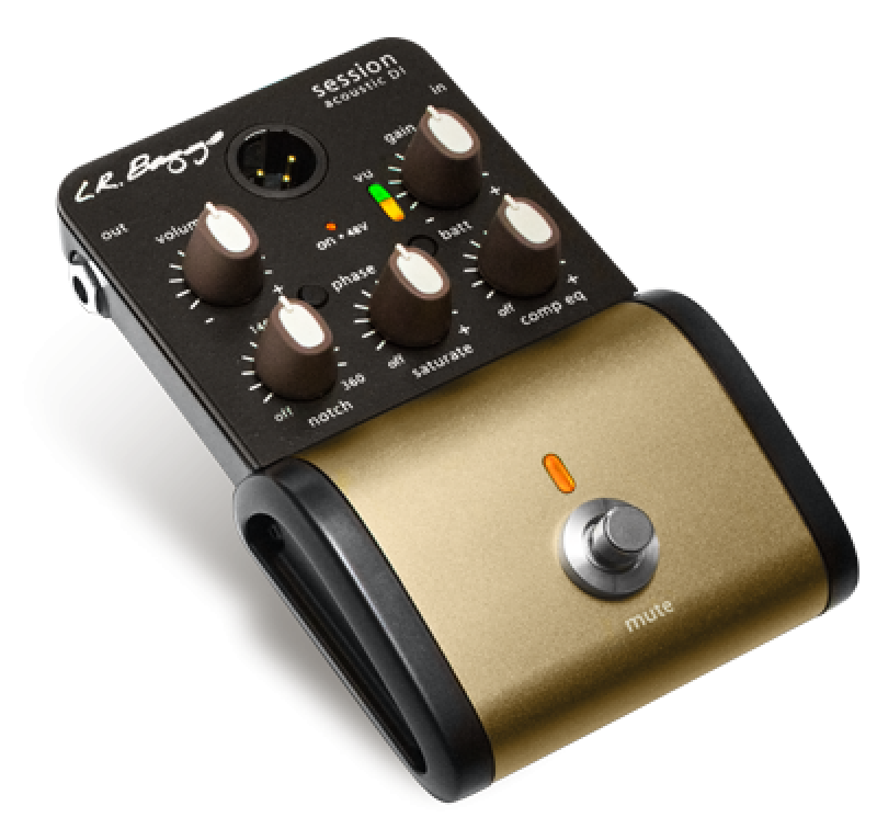 L.R.BAGGS Preamp, Session DI, DI-Pedal, Notch Fiter, für Akustikgitarr