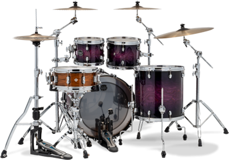 MAPEX Shellset, Saturn VI, Stage, Royal Purple Burst #XP