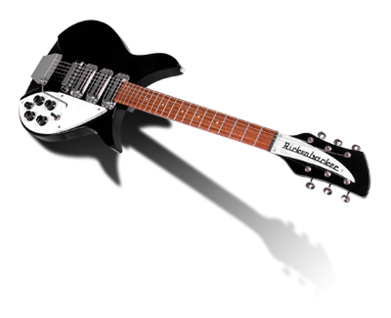 Preview: RICKENBACKER E-Gitarre, 325C64, Miami, Jetglo, Koffer