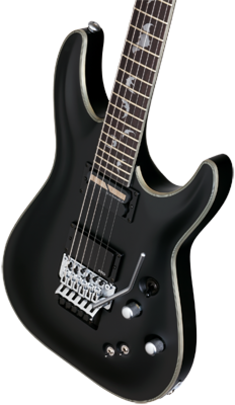 SCHECTER E-Gitarre, Damien Platinum-6 FR S, Satin Black