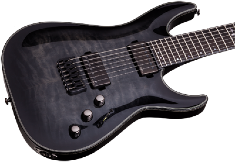 SCHECTER E-Gitarre, Hellraiser Hybrid C-7, Trans Black Burst