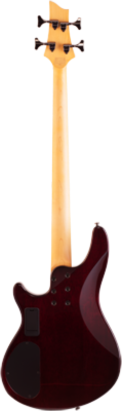 Preview: SCHECTER Bassgitarre, Omen Extreme-4, Black Cherry