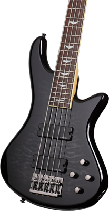 Preview: SCHECTER Bassgitarre, Stiletto Extreme-5, See-Thru Black