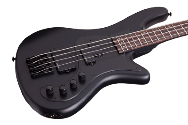 Preview: SCHECTER Bassgitarre, Stiletto Stealth-4, Satin Black