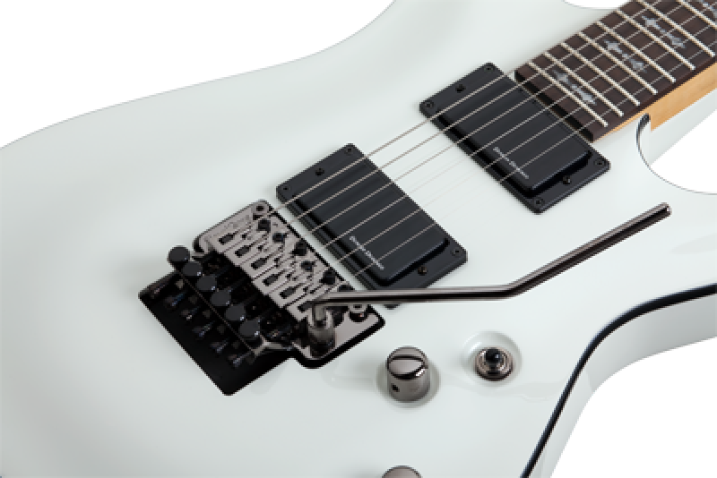SCHECTER E-Gitarre, Demon 6 FR, Vintage White