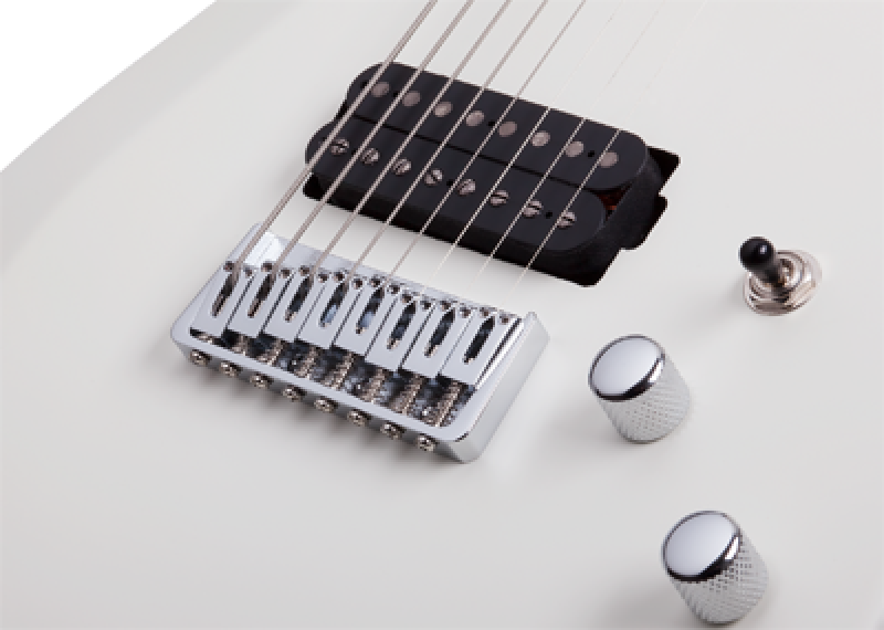 Preview: SCHECTER E-Gitarre, C-8 Deluxe, Satin White