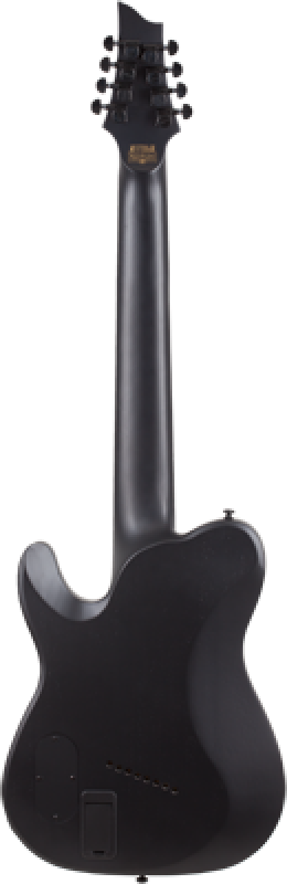 Preview: SCHECTER E-Gitarre, PT-8 Multiscale Black Ops, Satin Black Open Pore