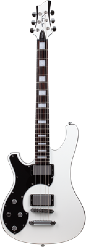 Preview: SCHECTER E-Gitarre, Stargazer-6, Gloss White, Linkshänder