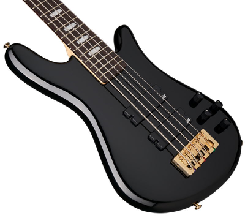 Preview: SPECTOR Bassgitarre, Icon NS-5, Bolt-On, Black Gloss