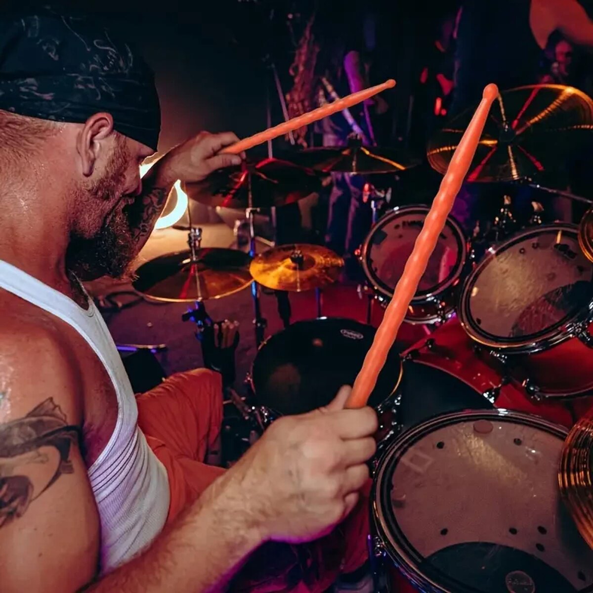 ROCK-HUS Drum-Sticks gewellt Kohlefaser