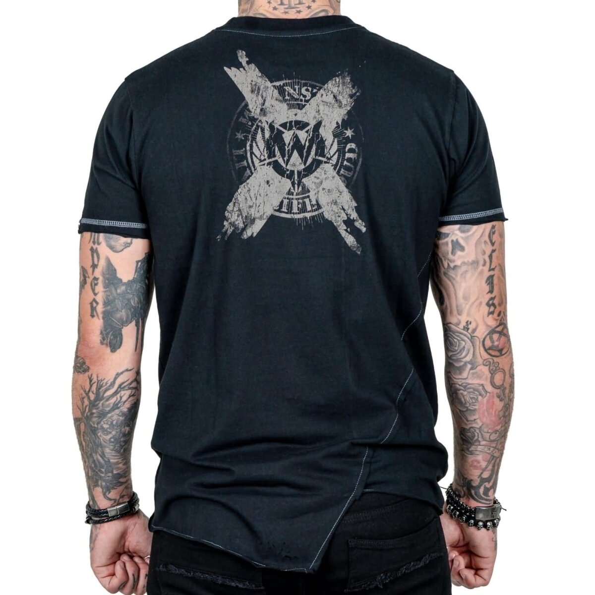 WORNSTAR Herren Artist Asylum Collection Xero Tee T-Shirt schwarz