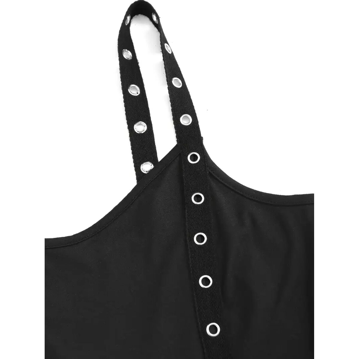 ROCK-HUS Kleid "Goth´n Roll" Nietenträger und Spitze