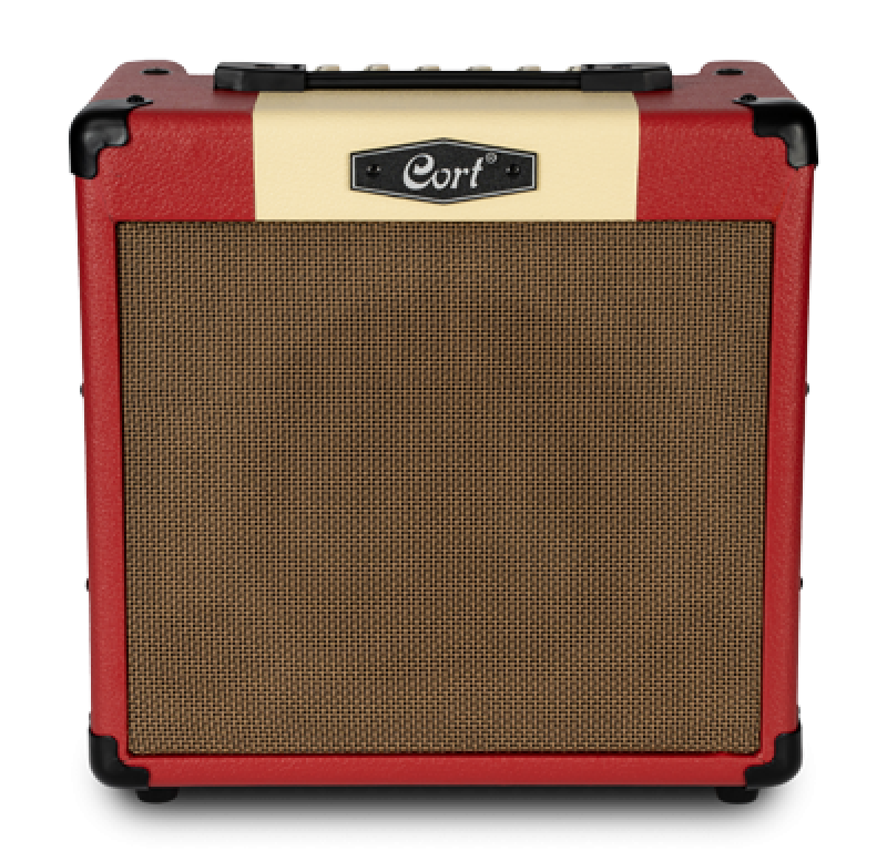 CORT E-Gitarrencombo, CM15R, Dark Red, 15 Watt