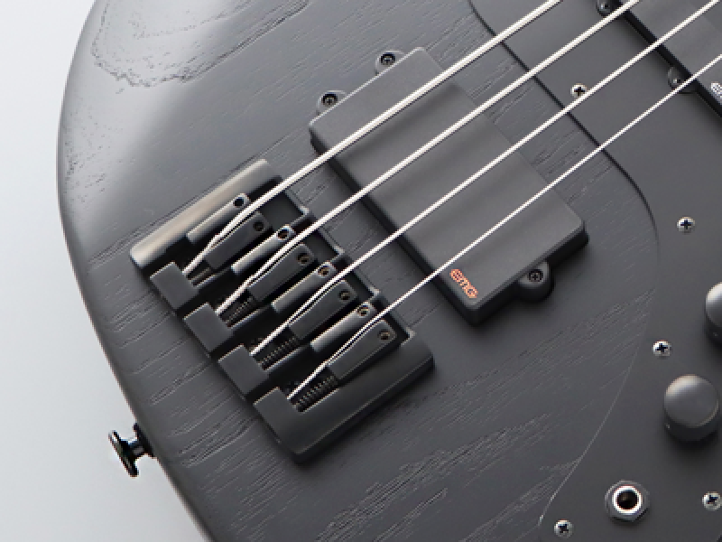 Preview: FGN Bassgitarre, J-Standard Mighty Jazz Dark Evo, Open Pore Black, Sof