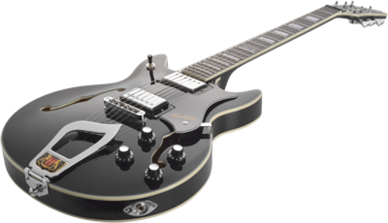 Preview: HAGSTROM E-Gitarre, Alvar, Black