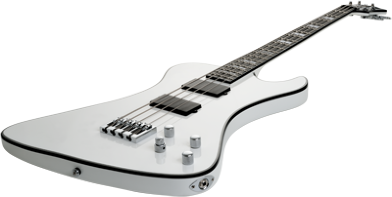 Preview: HAGSTROM E-Bass, Nekromant 4, White Gloss
