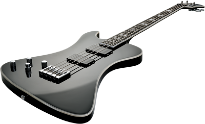Preview: HAGSTROM E-Bass, Nekromant 4, Black Gloss, Linkshänder