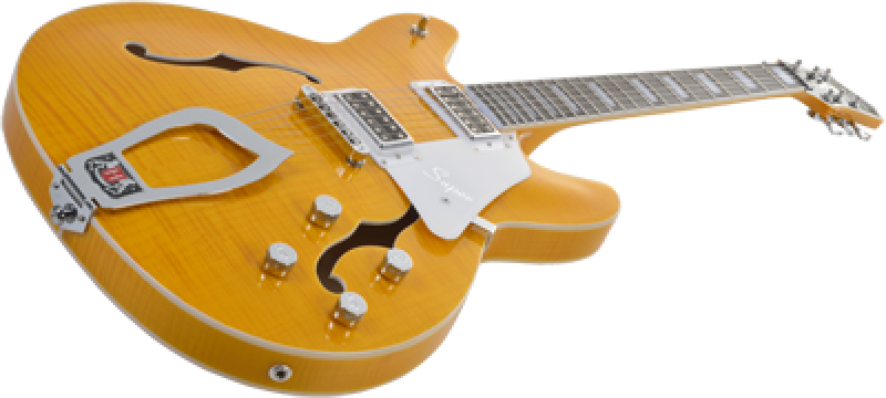 Preview: HAGSTROM E-Gitarre, Super Viking, Dandy Dandelion Flame