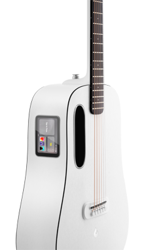 LAVA Akustikgitarre, ME Play, 36", Frost White, Lite Bag