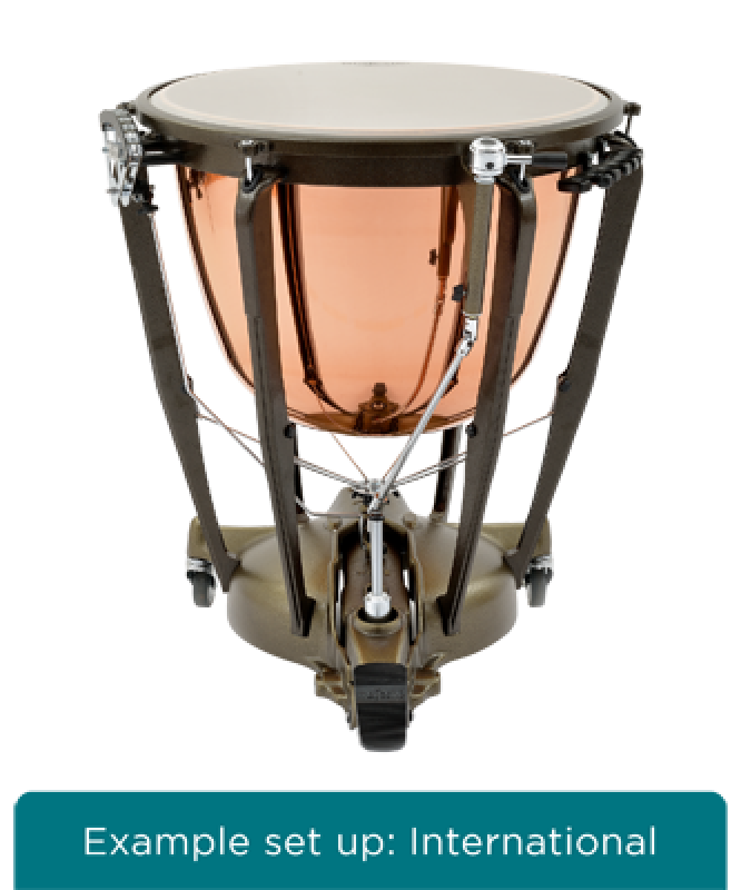 MAJESTIC Pauke, Symphonic Grand Series, 29", Kupfer, poliert, tiefgez.