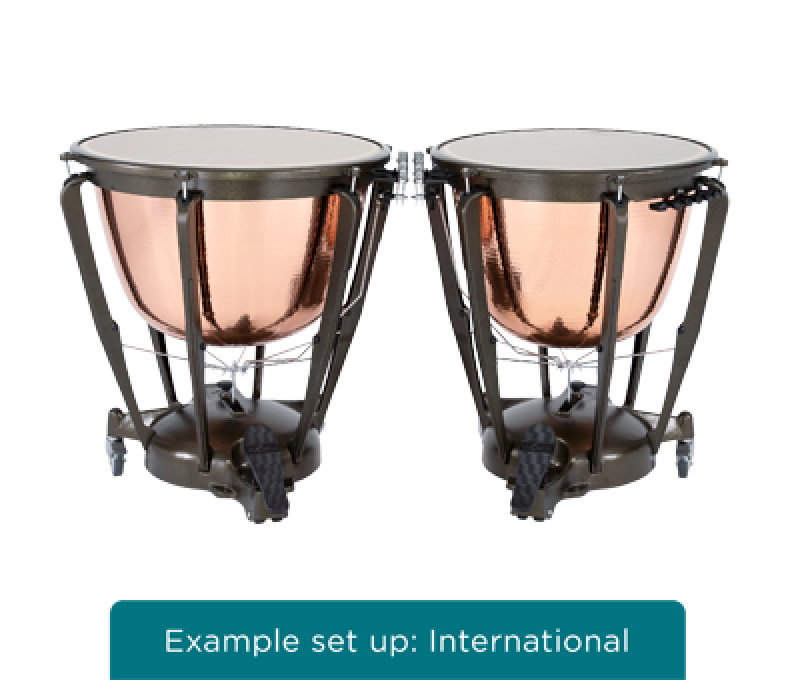 MAJESTIC Pauke, Symphonic Series, 26", Kupfer, gehämmert, tiefgezogen,