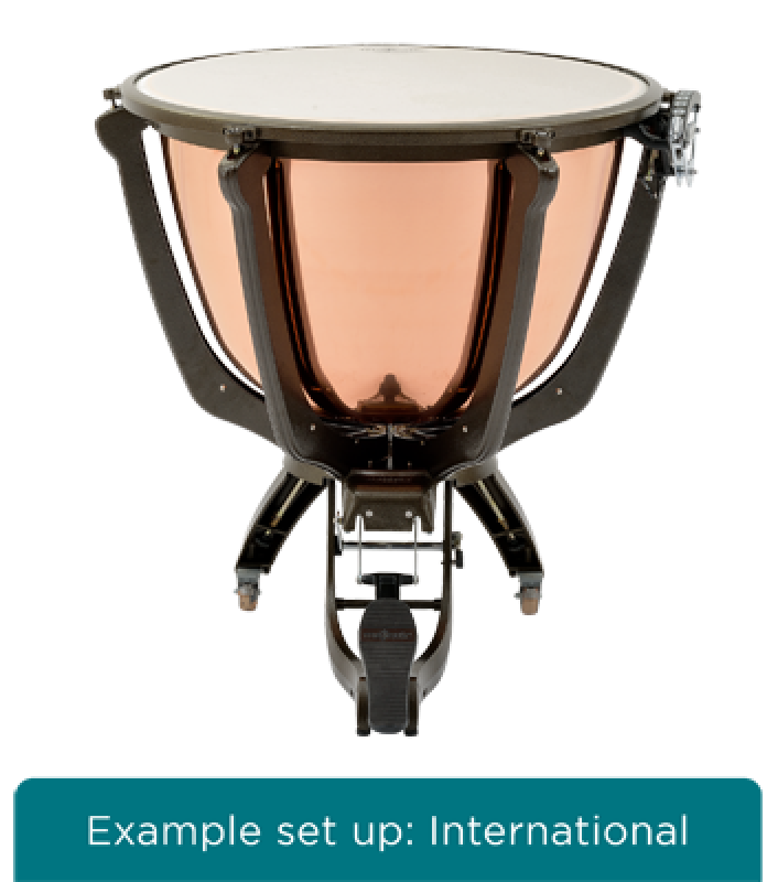 MAJESTIC Pauke, Prophonic Series, 29", Kupfer, poliert, tiefgezogen, d