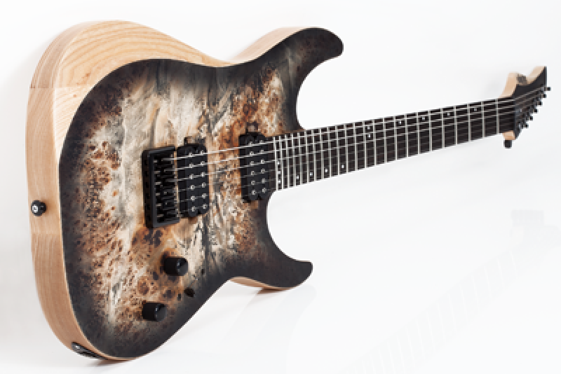 SCHECTER E-Gitarre, Reaper 6, Charcoal Burst