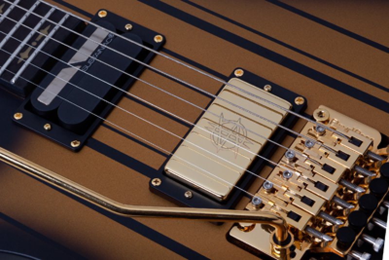 SCHECTER E-Gitarre, Signature Synyster Custom FR S, Satin Gold Burst,L