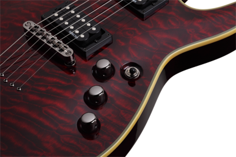 SCHECTER E-Gitarre, Omen Extreme 6, Black Cherry