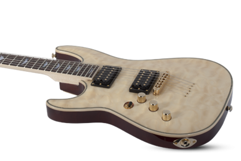 SCHECTER E-Gitarre, Omen Extreme 6, Gloss Natural, Linkshänder
