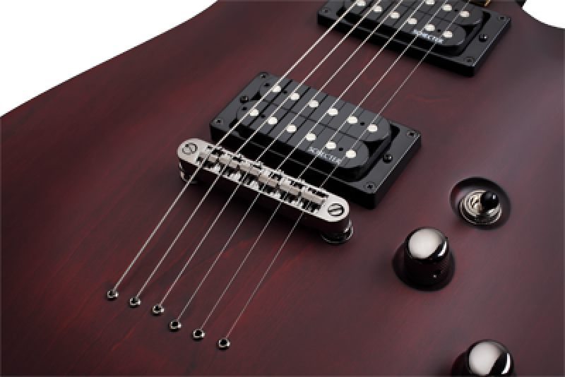SCHECTER E-Gitarre, Omen 6, Walnut Satin