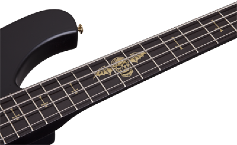 SCHECTER Bassgitarre, Signature Johnny Christ, Satin Black