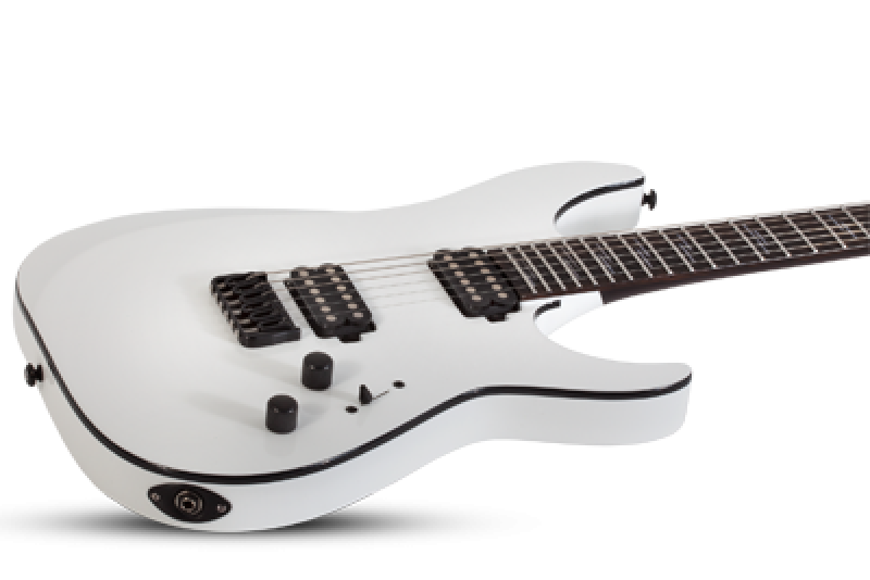 SCHECTER E-Gitarre, Reaper 6 Custom, Gloss White
