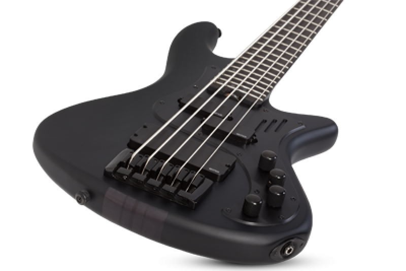 SCHECTER Bassgitarre, Stiletto-5 Stealth Pro, Satin Black