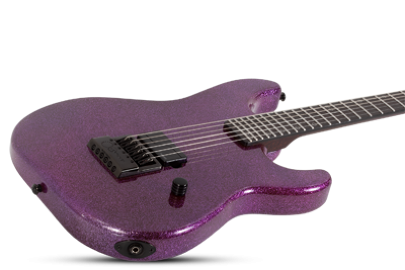 SCHECTER E-Gitarre, Signature Danskimo-6, Purple Sparkle