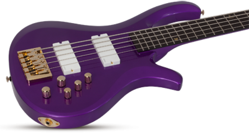 SCHECTER Bassgitarre, FreeZesicle-5, Purple
