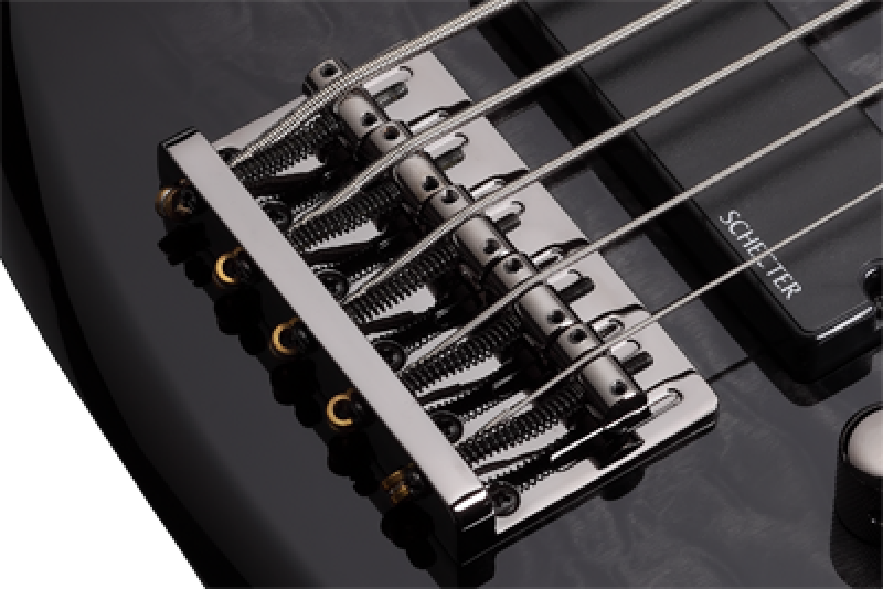 Preview: SCHECTER Bassgitarre, Stiletto Extreme-5, See-Thru Black