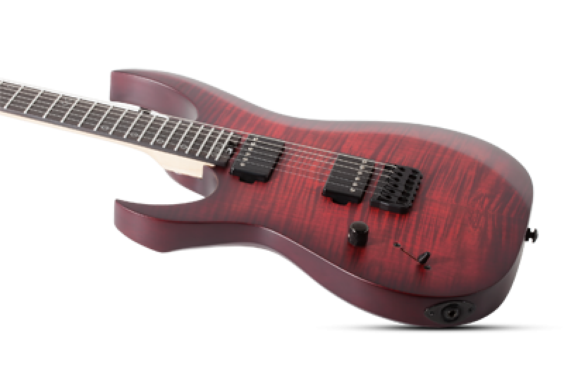 Preview: SCHECTER E-Gitarre, Sunset-6 Extreme, Scarlet Burst, Linkshänder