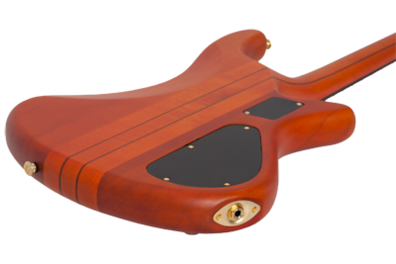 SCHECTER Bassgitarre, Stiletto Studio-4, Honey Satin, Linkshänder